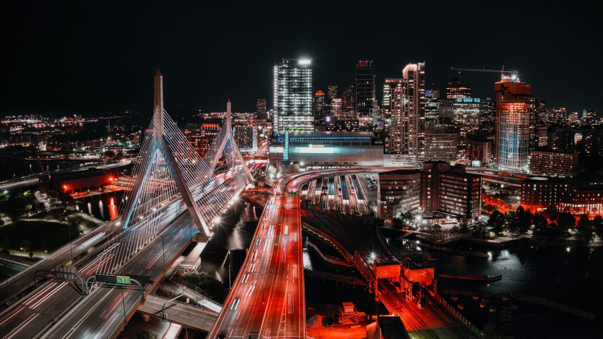 Boston at Night